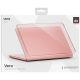 3. Etui UNIQ Vero na MacBook Neo - półprzezroczysto-różowe