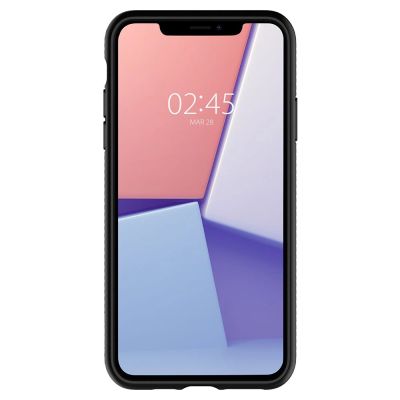9. Etui Spigen Liquid Air na iPhone 11 - czarny mat