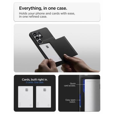 7. Etui Spigen Slim Armor CS na Samsung Galaxy S26 Ultra - czarne