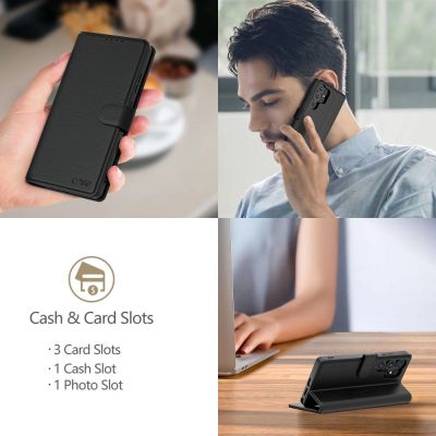 4. Etui Tech-Protect Wallet na Samsung Galaxy S25 - czarne