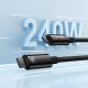 11. Kabel USB C - USB C 480Mb/s 240W 3m Baseus Tungsten Gold CAWJ040201 - czarny