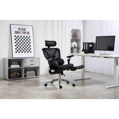 81. Activejet Fotel biurowy Ergonomiczny YK848 czarny
