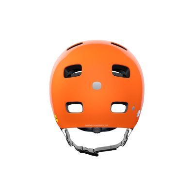 4. Kask rowerowy POCito Crane MIPS fluo orange