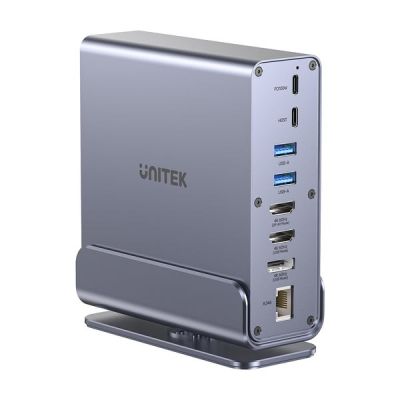 18. Unitek Uniwersalna stacja dokująca DisplayLink 4K x3