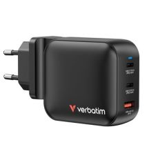 Verbatim GaN Charger 100W Uniwersalne Czarny Prąd przemienny Szybkie ładowanie Wewnętrzna