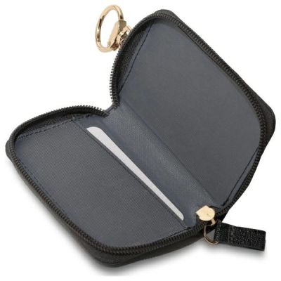 3. Guess Cable Pouch GUABP4DPTK Saszetka na  kabel czarny/black 4G Triangle