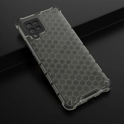 4. Honeycomb etui pancerny pokrowiec z żelową ramką Samsung Galaxy A42 5G czarny