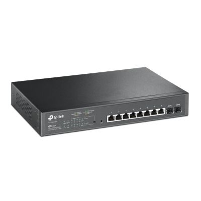 2. TP-Link JetStream TL-SG2210MP przełącznik sieciowy Zarządzany L2/L2+ Gigabit Ethernet (10/100/1000) Obsługa PoE 1U Czarny