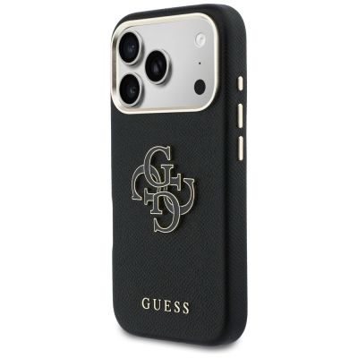 2. Etui Guess FW Resin Logo na iPhone 17 Pro - czarne