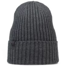 Buff  Knitted Norval Hat Beanie 12424293010 Szare One size