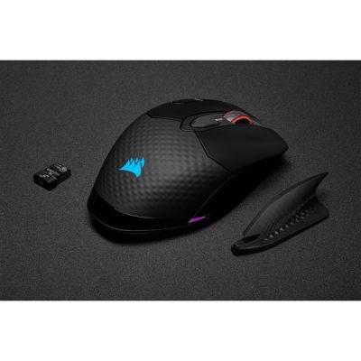 19. Bezprzewodowa mysz do gier Corsair Dark Core RGB PRO - czarna