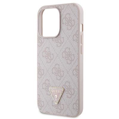 7. Etui Guess Crossbody 4G Metal Logo na iPhone 13 Pro Max - różowe