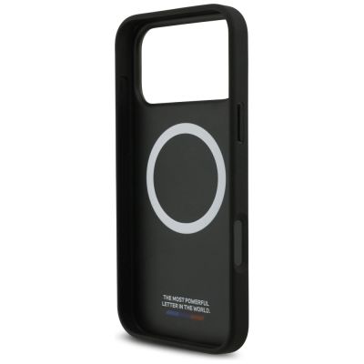 7. Etui BMW M Carbon Tricolor Line MagSafe na iPhone 17 Pro Max - czarne