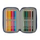 6. FC Barcelona piórnik z wyposażeniem triple filled pencil case 37 PCS 412629857