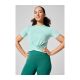 2. Koszulka CASALL Delight Short Wrap Tee miętowy