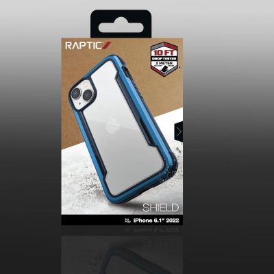 9. Raptic X-Doria Shield Case etui iPhone 14 pancerny pokrowiec niebieski
