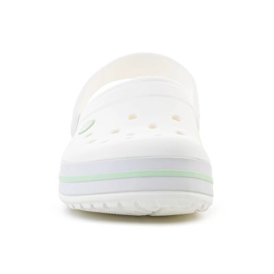 2. CROCS CROCBAND WHITE/SERENE GREEN 11016-1YL