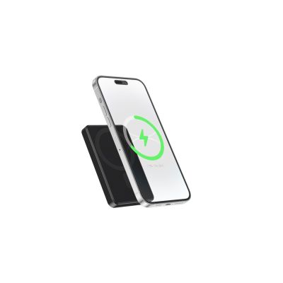 5. GEMBIRD POWERBANK Z ŁADOWANIEM BEPRZEWODOWYM 15W 5000MAH, CZARNY