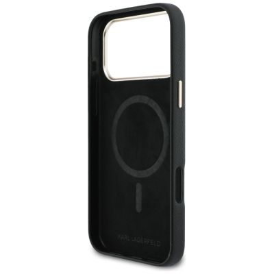 7. Etui Karl Lagerfeld Karl Head Logo MagSafe na iPhone 17 Pro Max - czarne