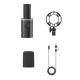 4. Mikrofon dynamiczny gamingowy BOYA CastMic S60 przewodowy USB XLR - czarny