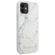 7. Etui Guess Marble na iPhone 12 mini 5,4" - białe