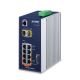 PLANET IGS-4215-4P4T2S łącza sieciowe Zarządzany L2/L4 Gigabit Ethernet (10/100/1000) Obsługa PoE Niebieski, Biały
