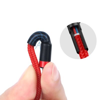 11. Kabel Baseus CATKLF-G09 USB-C - USB-C PD QC 60W 3A 480Mb/s 1m - czerwony