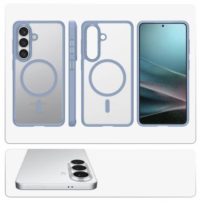 15. Etui Spigen Ultra Hybrid Mag MagSafe na Samsung Galaxy S26 - przezroczysto-niebieskie