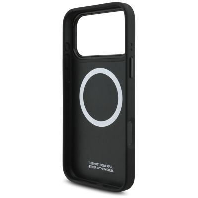 7. Etui BMW M Perforated Stripe Logo MagSafe na iPhone 17 Pro Max - czerwone