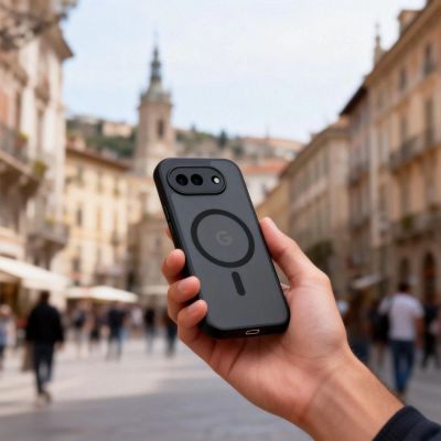 3. Etui Tech-Protect Magmat MagSafe na Google Pixel 10A - półprzezroczyste