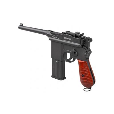 5. Pistolet wiatrówka RANGER M712 Broomhandle FULL AUTO BLOWBACK k.4,5BBs 19-strzał. KWC