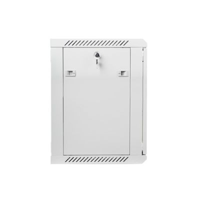 8. Szafa rack Lanberg WF01-6412-10S (12U; 635mm / 600mm / 450 mm; wisząca; Szklane; 19''; kolor szary)