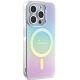 4. Etui Guess IML Iridescent MagSafe na iPhone 15 Pro 6.1" - fioletowe