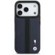 3. Etui BMW M Perforated Stripe Logo MagSafe na iPhone 17 Pro - granatowe