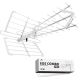 Antena kierunkowa DVB-T2 Spacetronik EOS PRO Combo UHF+VHF LTE 5G (biała)