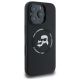 4. Etui Karl Lagerfeld Silicone Karl&Choupette Heads MagSafe na iPhone 16 Pro Max 6.9" - czarne