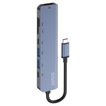 SAVIO HUB USB-C 7 W 1 AK-82