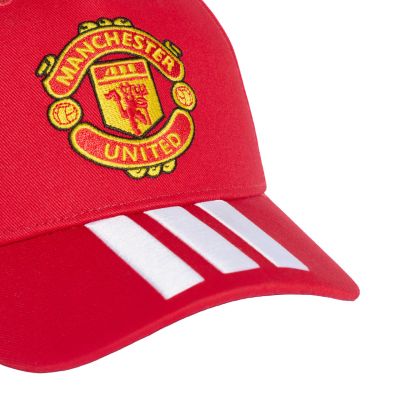 3. Czapka dla dzieci adidas Manchester United czerwono-biała KT0655