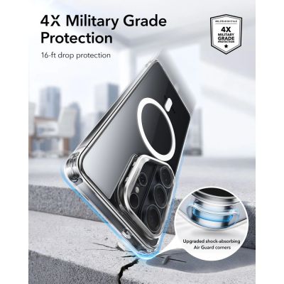 5. Etui ESR Classic Hybrid Kickstand MagSafe na Samsung Galaxy S26 Ultra - przezroczyste