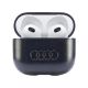 4. Etui Audi Leather Big Logo na AirPods 3 - czarne