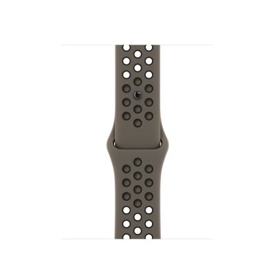 Opaska sportowa Apple Nike Sportarmband für Apple Watch Olive Grey/Schwarz 41mm