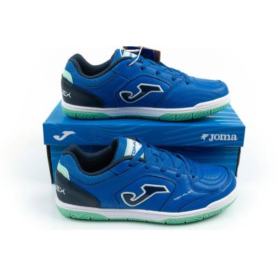 10. Joma buty sportowe piłkarskie Top Flex 2604 halowe dziecięce niebieskie