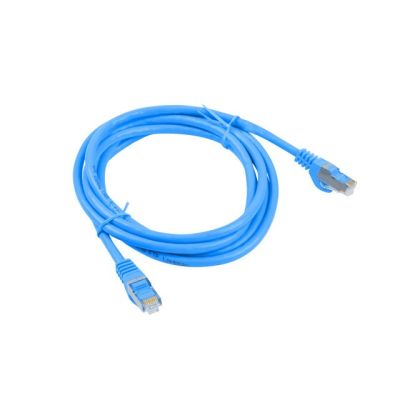 LANBERG PATCHCORD KAT.6 FTP 0.5M NIEBIESKI FLUKE PASSED