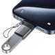 3. Adapter USB Acefast J7 USB-A - USB-C - szary