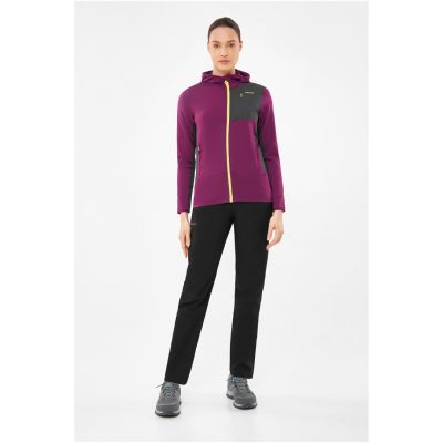 Bluza damska VIKING Tacoma Hoodie Lady rozpinana z kapturem fioletowa   XS