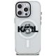 3. Etui Karl Lagerfeld IML Choupette Sketch Logo MagSafe na iPhone 16 Pro Max - przezroczyste
