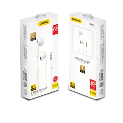 5. Dudao słuchawki douszne ze złączem minijack 3.5mm biały (X14PRO)