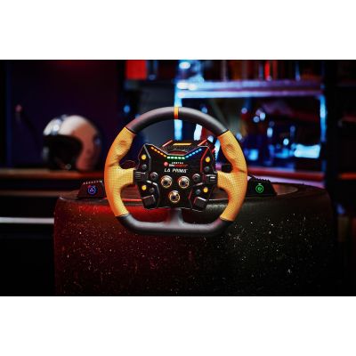 8. Asetek SimSports GT - obręcz - zamknięte D, czarno-pomarańczowa