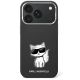 Etui Karl Lagerfeld Smooth Choupette Sketch MagSafe do iPhone 18 Pro / 17 Pro / 18 Pro  - czarne
