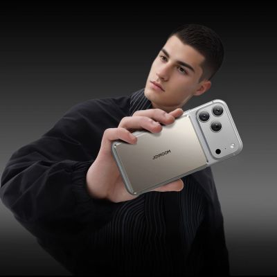 27. Powerbank Joyroom JR-PBM08 Pro 22,5W 10000mAh z ładowaniem bezprzewodowym 2x USB-C - tytanowy